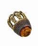 Openwork thimble with cabochon MAS9Q7