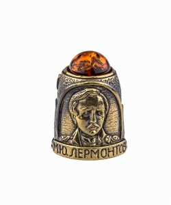 Lermontov M.Yu. thimble with cabochon 5VSR8Y