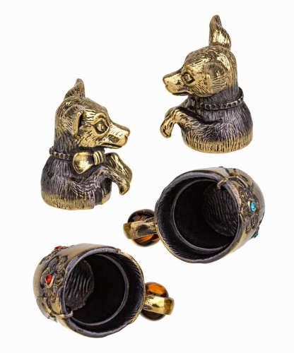 Chihuahua thimble in cup YVAF56