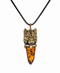 Wolf Fang pendant small HNPEMR