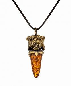 Bear Fang pendant small HFMQB6