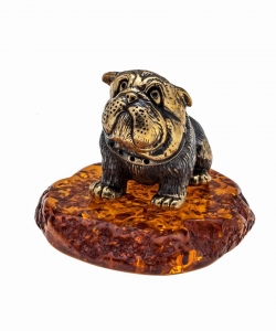 Dog Bulldog English Puppy 5KFBXO