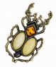 Brooch Goliath beetle without rhinestones 6PUNQ6