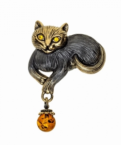 Cat Brooch OMQW9L