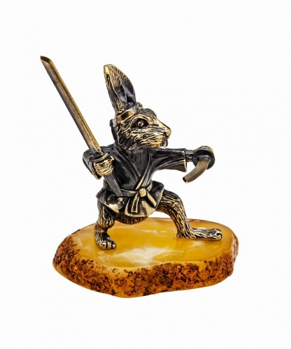 Hare Samurai with swords 1RFOJ3