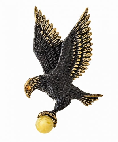 Brooch Hawk 1W65VX