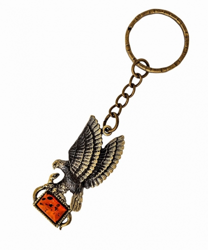 Keychain Eagle with snake IMLS2L