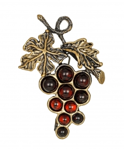 Brooch Grapes Bunch X22HRQ