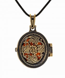 Pendant Locket Vine V9LMQK