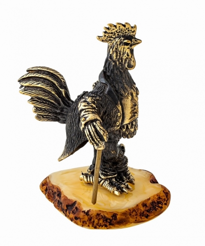 Bird Rooster Gentleman with Cane XPLT1X