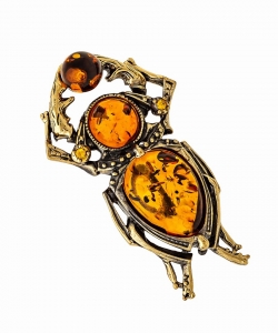 Brooch Deer Beetle 4Q1B85