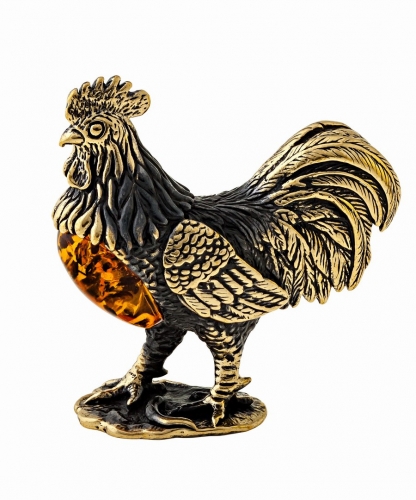 Bird Rooster Seabright without stand KZ65QI