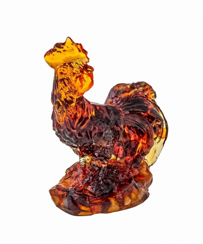 Bird Rooster Amber 7JYRJP