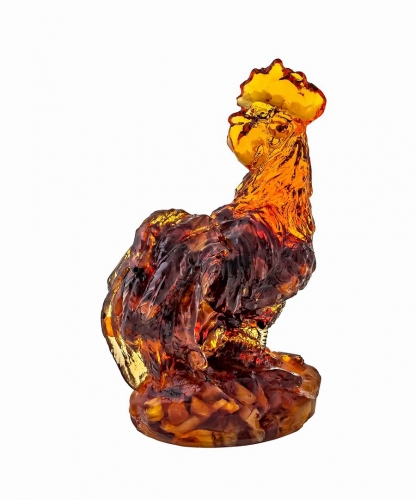 Bird Rooster Amber 7JYRJP