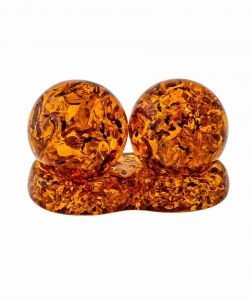 Amber anti-stress balls M6RC6B