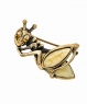 Brooch Grasshopper P196TZ