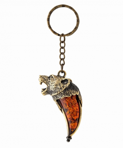 Keychain Tiger Fang large 925IAV