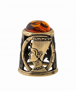 Pharaoh thimble with cabochon XK07UR