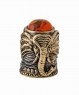 Elephant thimble with cabochon LKISWE