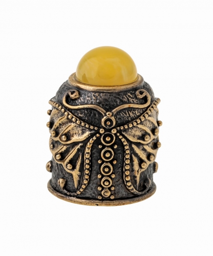 Thimble Butterfly Openwork with cabochon TS3A9O