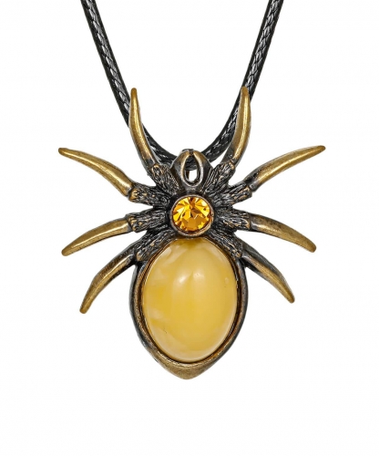 Spider pendant with rhinestone NC6T94