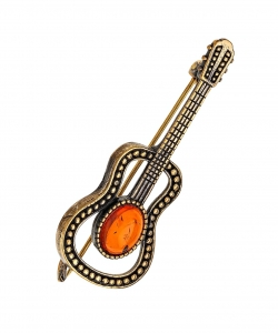 Brooch Guitar Sing 1T35L4