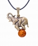 Pendant Elephant on a ball V3N3FK