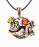 Frog pendant with circle ball TKPJVW