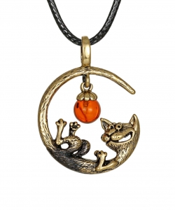 Pendant Cat on the Moon 109TGI