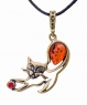 Cat pendant with ball YH952B
