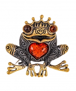 Brooch Frog Princess UAQFUP