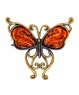 Crystal Butterfly Brooch W47CSP