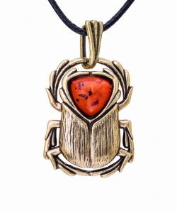 Pendant Egyptian scarab beetle 79IAAZ