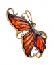 Brooch Butterfly Curly 12121G