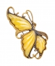 Brooch Butterfly Curly 12121G