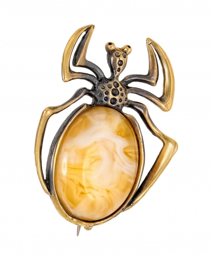 Spider Helicer Brooch 3DG5WD