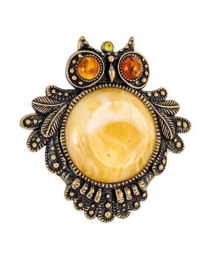 Brooch Owl Queen W1D6LN