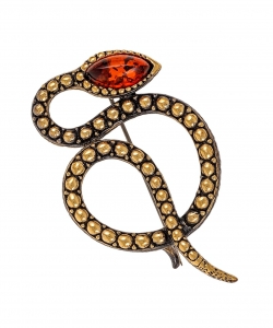 Brooch Rattlesnake RL28U1