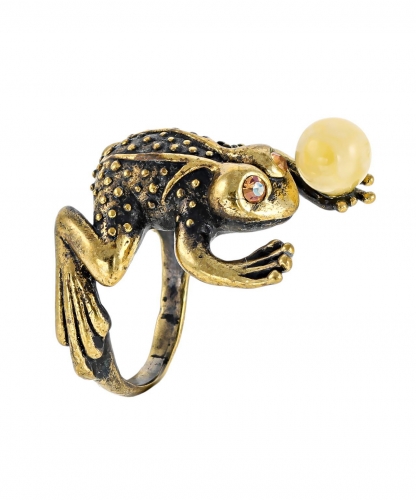 Ring Frog with a ball in its paw 2H4636