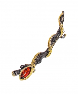 Brooch Snake on a branch FWSIB8