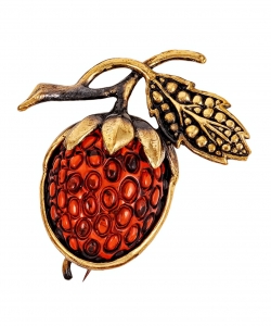 Brooch Raspberry 386T52