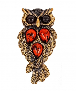 Brooch Owl Night 1HOW9Y