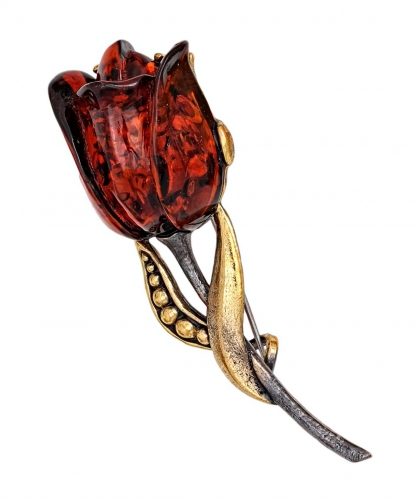 Brooch Tulip Bud 3STTBD