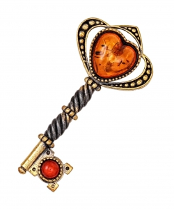 Brooch Key to the Heart IFZFB1