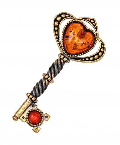 Brooch Key to the Heart IFZFB1