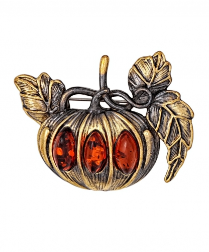 Pumpkin Brooch V0TFVF