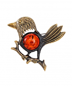 Brooch Raven Karkusha QNYU5V