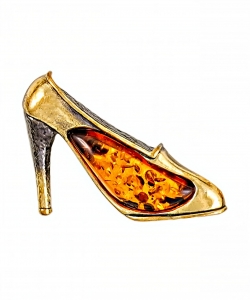 Brooch Shoe for Cinderella D2RMEB