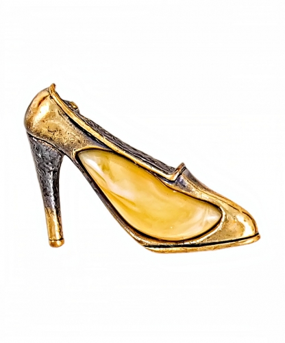 Brooch Shoe for Cinderella D2RMEB