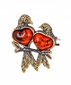 Brooch Titmouse love XGUU1Q